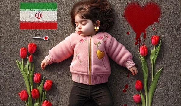 عکس شهید دختر کاپشن صورتی