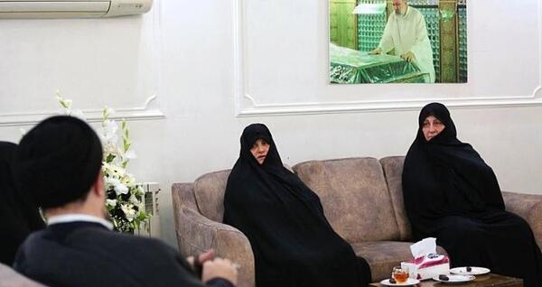 عکس دختران شهید رئیسیی