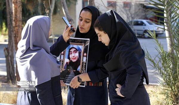 عکس دختر شهید کرمان