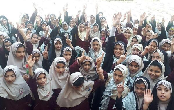 عکس دختر شهید کرمان