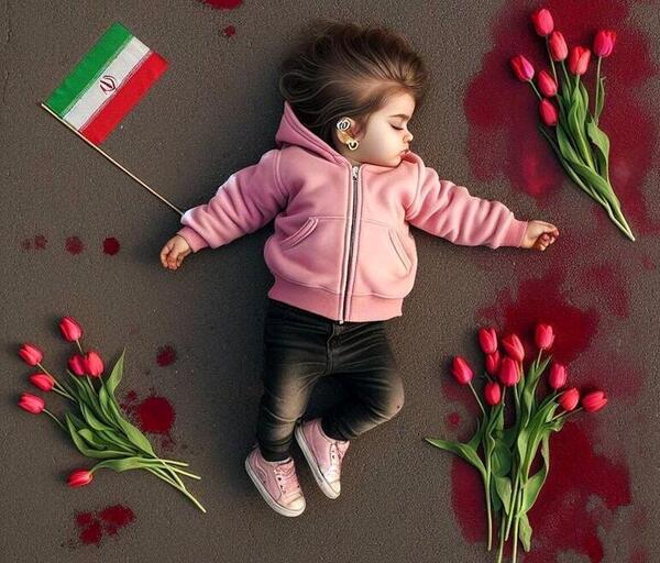 عکس دختر شهید کرمان