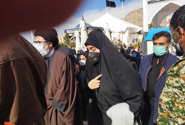 عکس دختر شهید کرمان