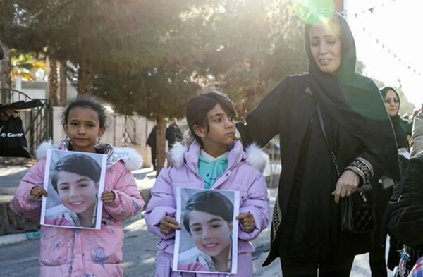 عکس دختر شهید کرمان