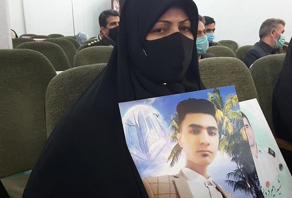 عکس دختر شهید علمدار