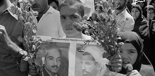 عکس جنازه شهید رجایی و باهنر