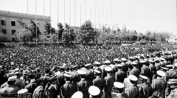 عکس جنازه شهید رجایی و باهنر