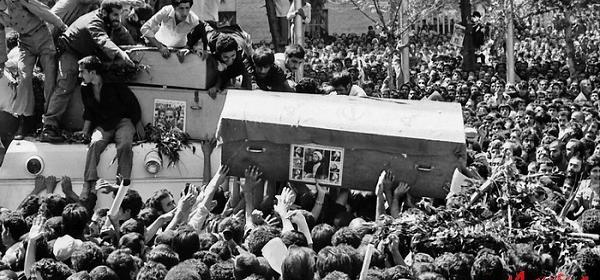 عکس جسد شهید رجایی و باهنر
