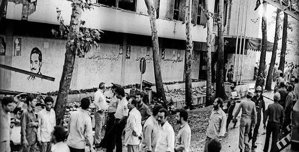 عکس جسد شهید رجایی و باهنر