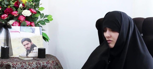 عکس همسر شهید سیاهکالی
