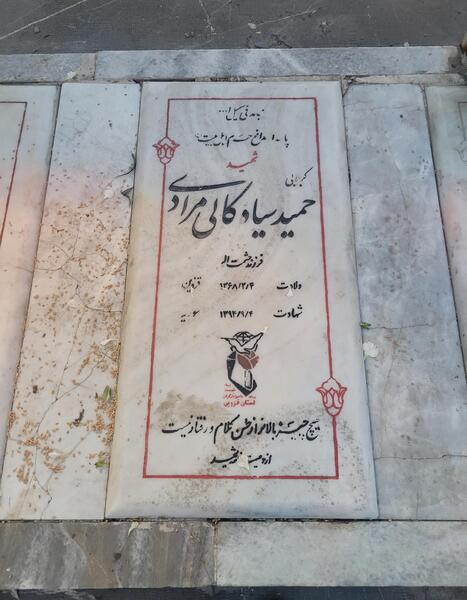 عکس همسر شهید سیاهکالی