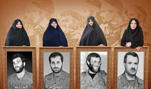 عکس فرزندان شهید شیرودی