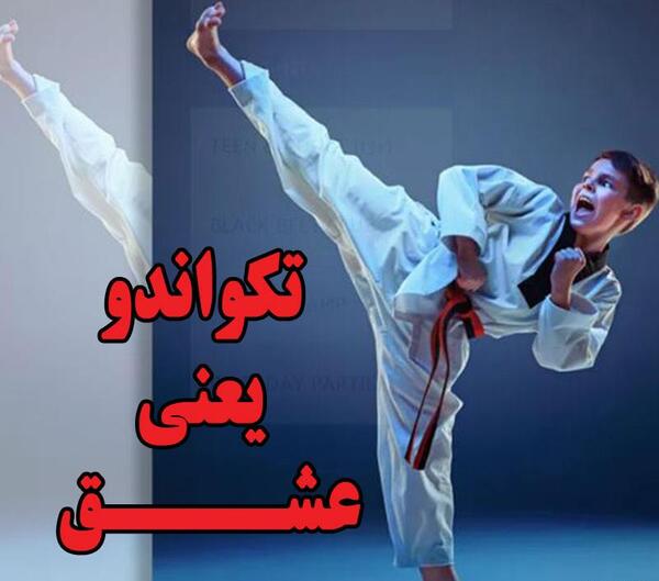 عکس نوشته تکواندو برای پروفایل پسرانه