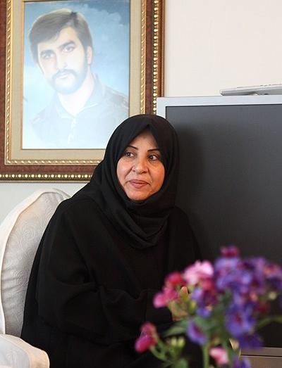 عکس همسر شهید شیرودی