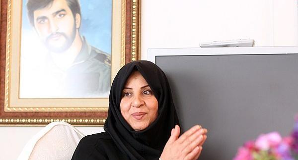 عکس همسر شهید شیرودی