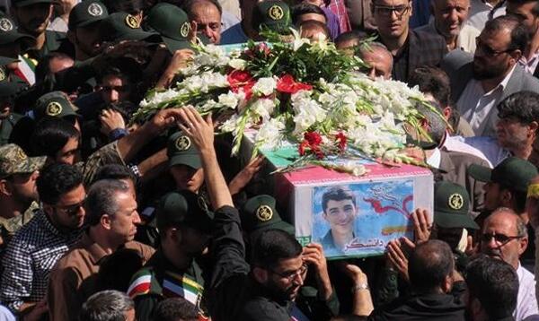 عکس پیکر شهید عباس دانشگر