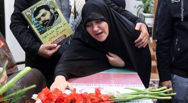 عکس خواهر شهید مجید قربانخانی