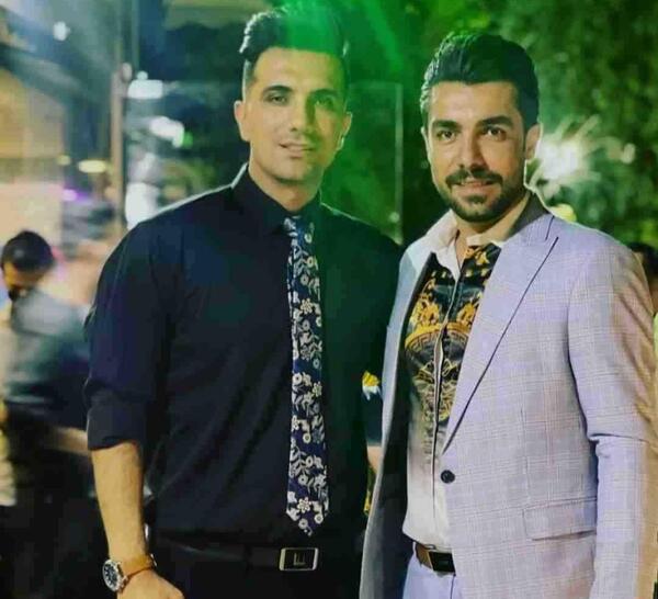 عکس فرشید حکمتی و همسرش