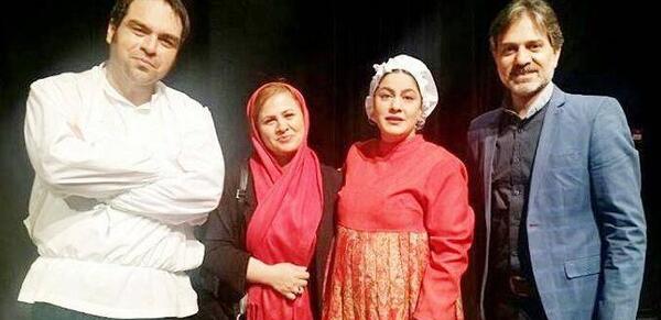عکس فرشید حکمتی و همسرش
