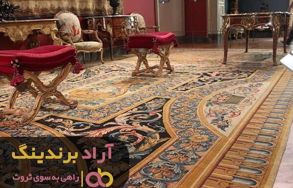 عکس فرش ابریشم ماشینی