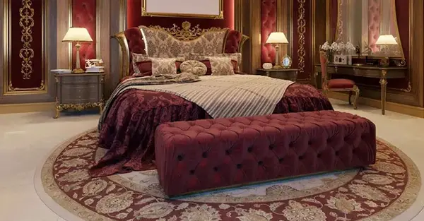 عکس فرش اتاق خواب عروس
