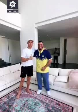 عکس فرش ایرانی رونالدو