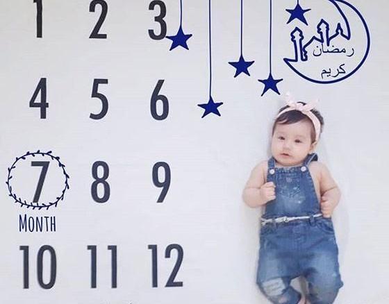 عکس ماهگرد 11 ماهگی دختر