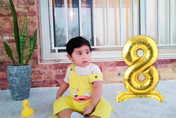 عکس ماهگرد 8 ماهگی