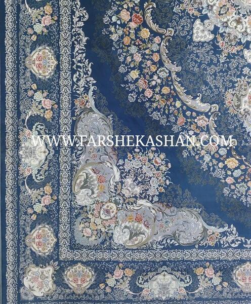 عکس فرش ابی اسمانی