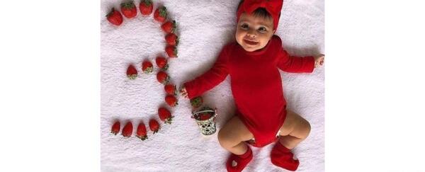 عکس ماهگرد بچه دختر