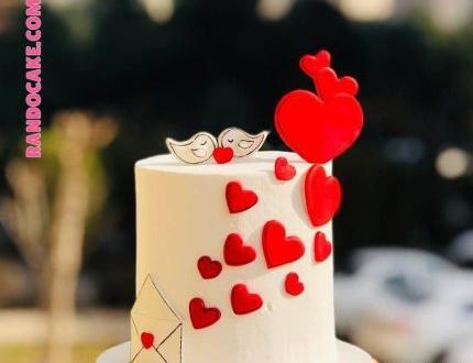 عکس کیک ماهگرد دوستی