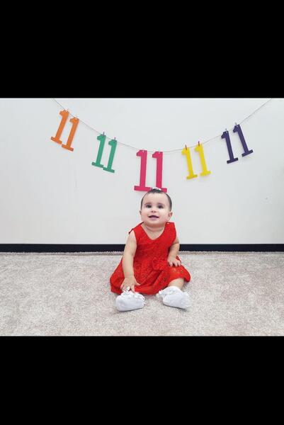 عکس ماهگرد دختر ۱۱ ماهگی