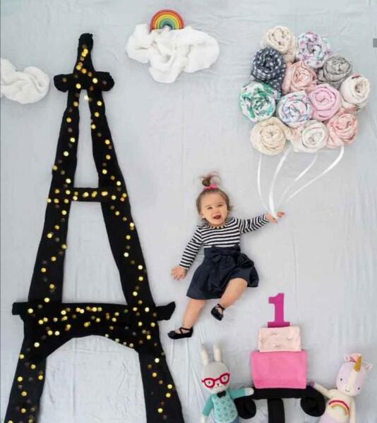 ایده عکس ماهگرد دختر