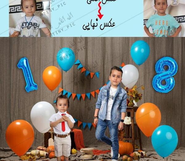 ایده عکس ماهگرد پسرانه