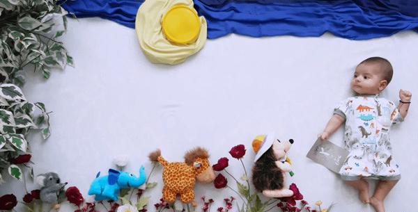 ایده عکس ماهگرد تابستانی