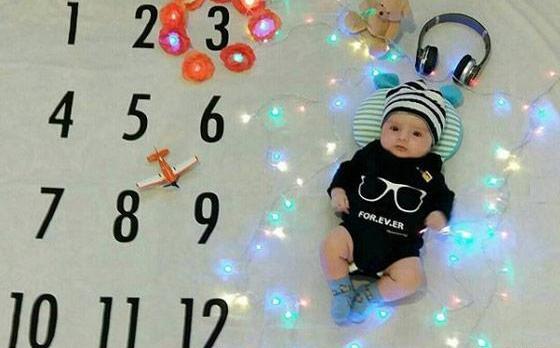 عکس های ماهگرد بچه