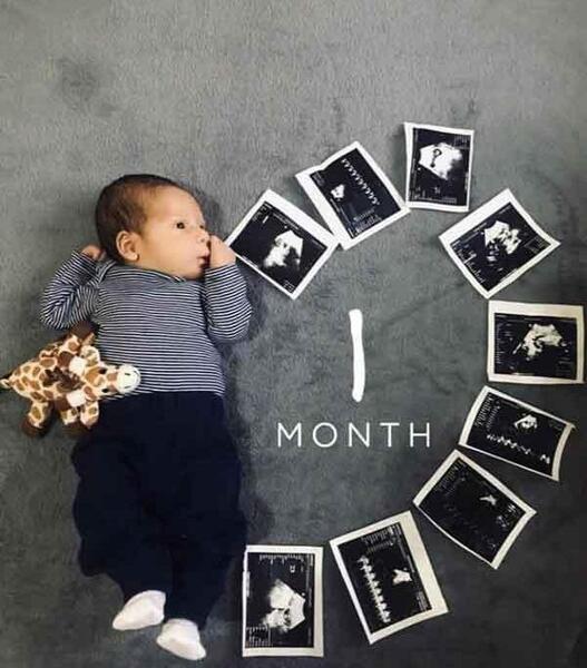 عکس ماهگرد 7 ماهگی پسر