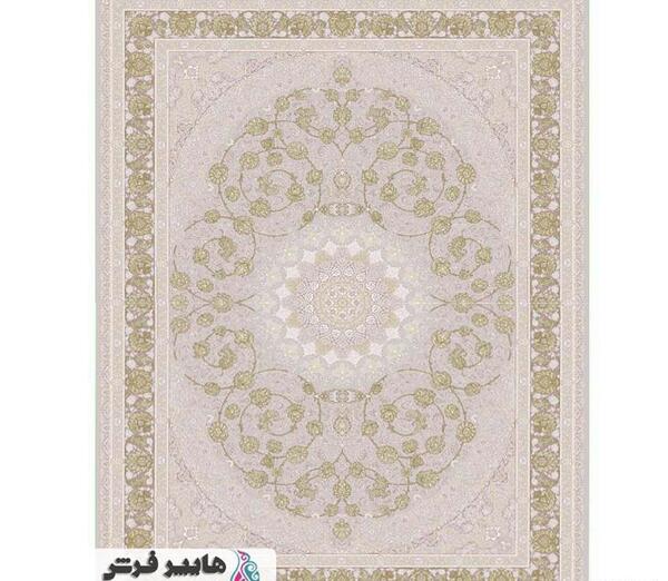 عکس فرش کرم طلایی