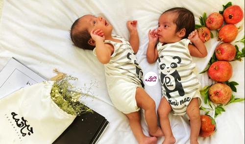عکس ماهگرد نوزاد در فصل پاییز