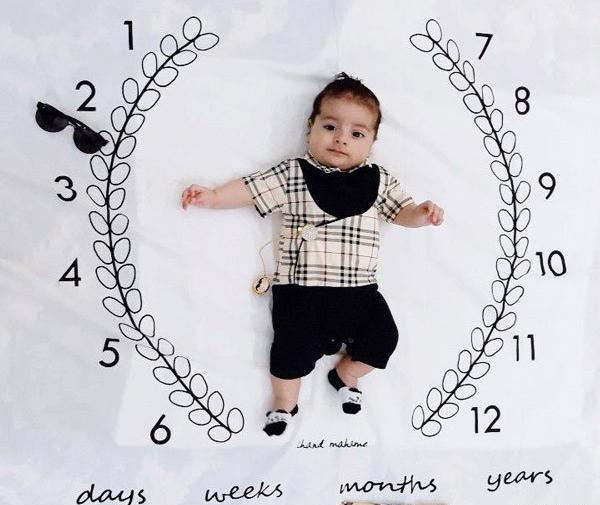 عکس نوشته برای ماهگرد نوزاد