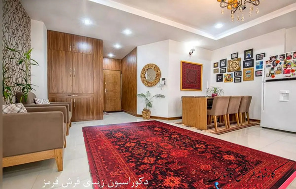 عکس فرش قرمز ایرانی