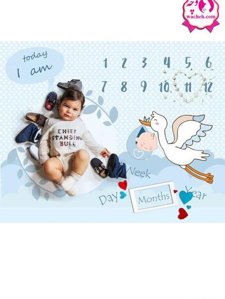 قاب عکس برای ماهگرد نوزاد