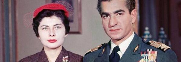 عکس ملکه الیزابت و محمدرضا شاه