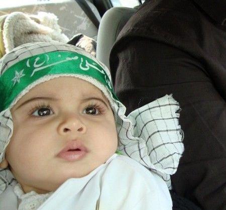 عکس ماهگرد نوزاد در ماه محرم