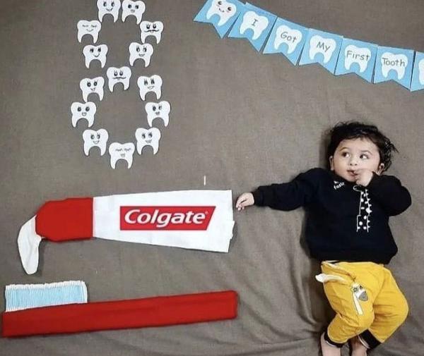 عکس ماهگرد پنج ماهگی نوزاد پسر