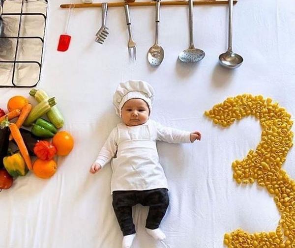 عکس هایی از ماهگرد نوزادان