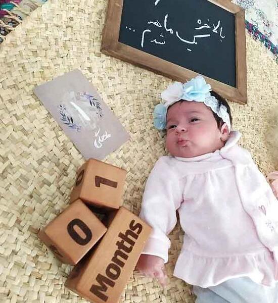 عکس هایی از ماهگرد نوزادان