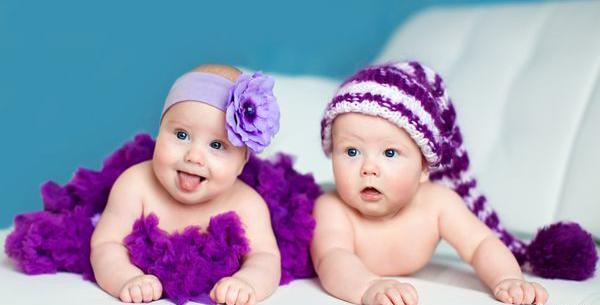 عکس بچه های دوقلو خوشگل دختر و پسر