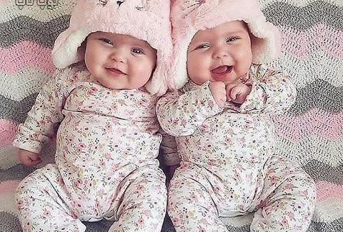 عکس بچه های دوقلو خوشگل دختر و پسر