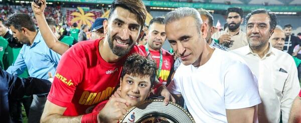 عکس جدید قهرمانی پرسپولیس امشب