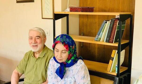 عکس جدید موسوی و همسرش